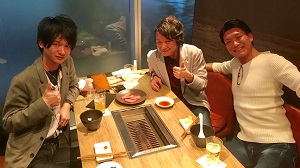4/1 入社式 焼肉「うしごろ」